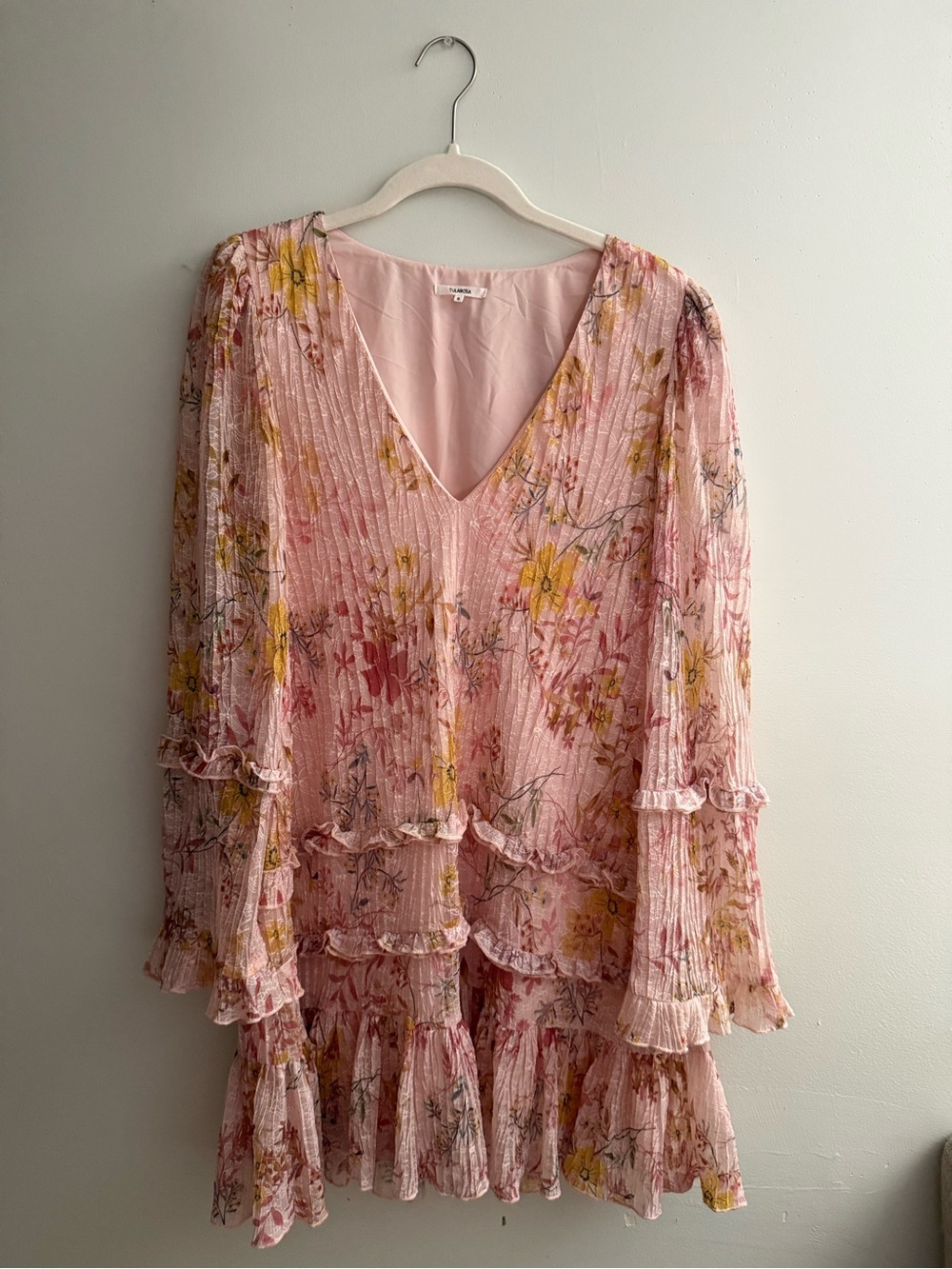 TulaRosa Evelyn Dress in Lt Rose Floral